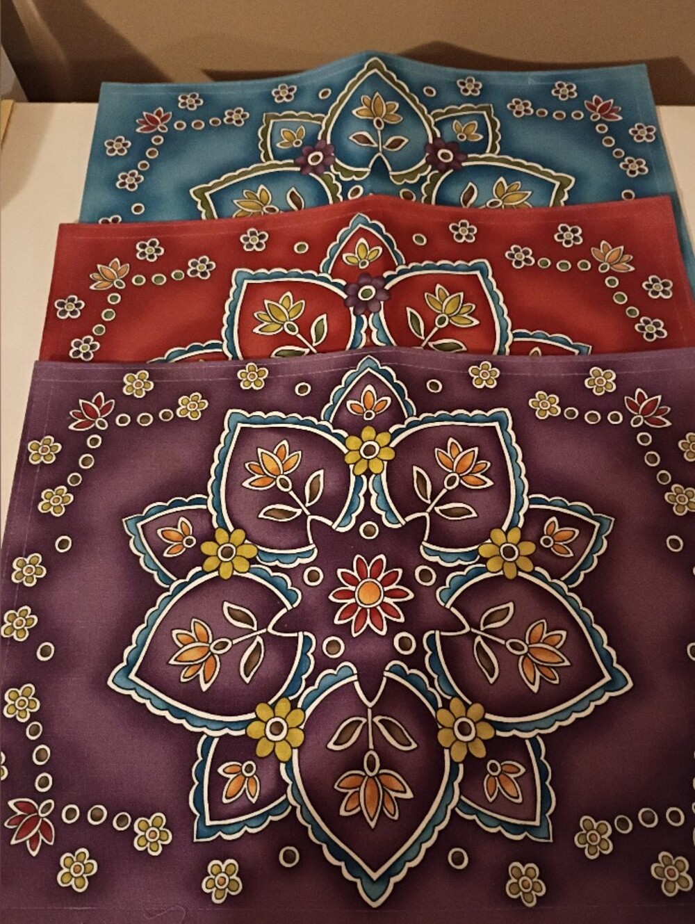 3 Mandala Placemats